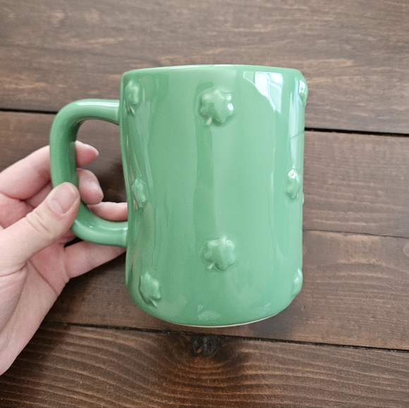 Rae Dunn by Magenta You're My Lucky Charm Green Shamrocks Mug Dishwasher Safe - Picture 2 of 7